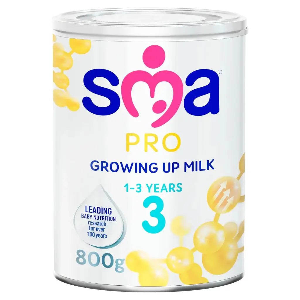 SMA Pro 3 Toddler Milk From 1-3 Years - (6x800g)