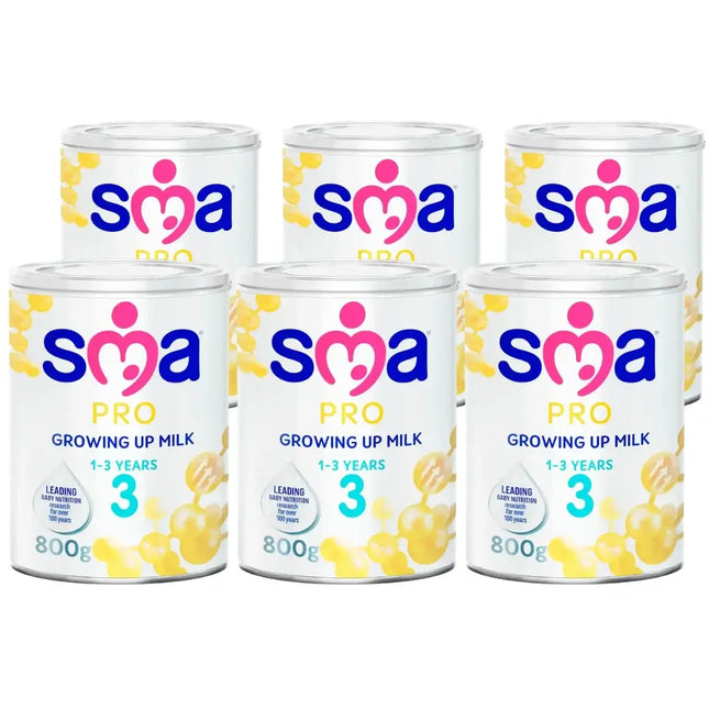 SMA Pro 3 Toddler Milk From 1-3 Years - (6x800g)