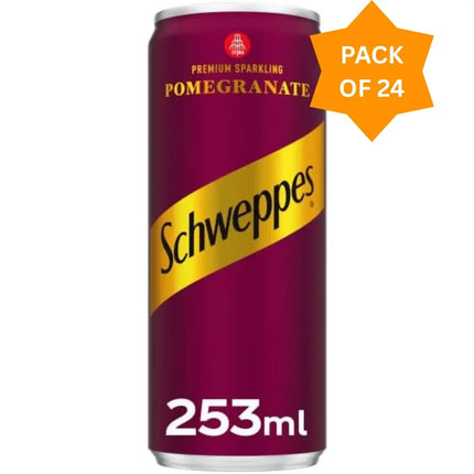 Schweppes Sparkling Pomegranate Drink - (24x253ml)