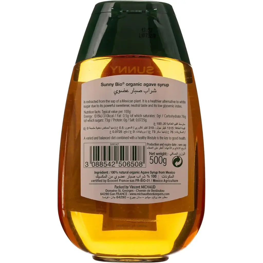 Sunny Bio Organic Agave Syrup - 500g