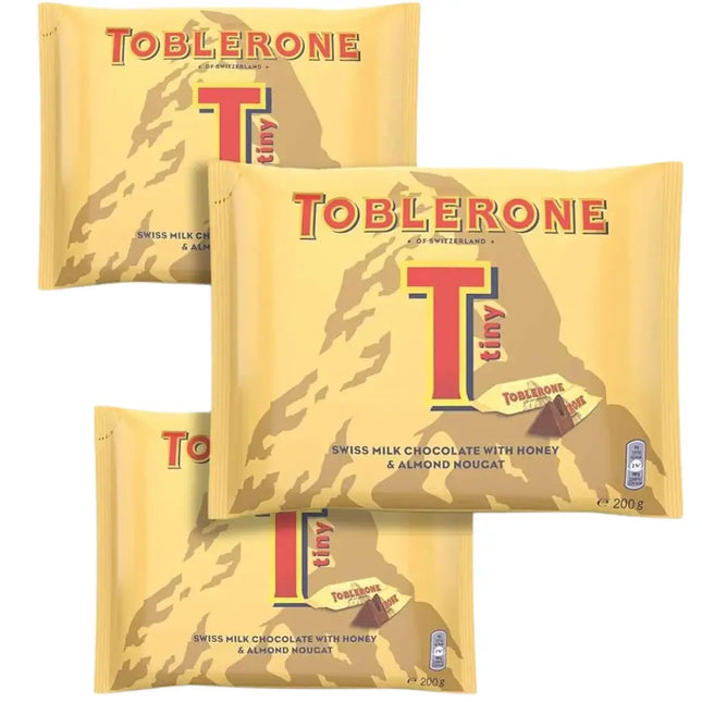 Toblerone Tiny Swiss Milk Chocolate Bars - (3x200g)