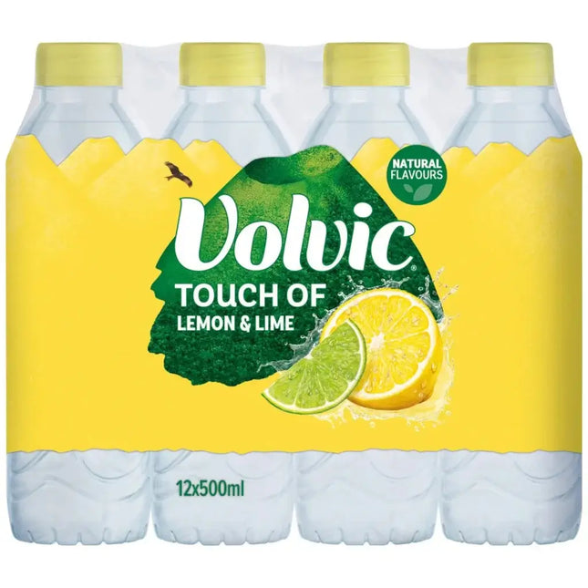 Volvic Touch of Fruit Lemon & Lime - (12x500ml)