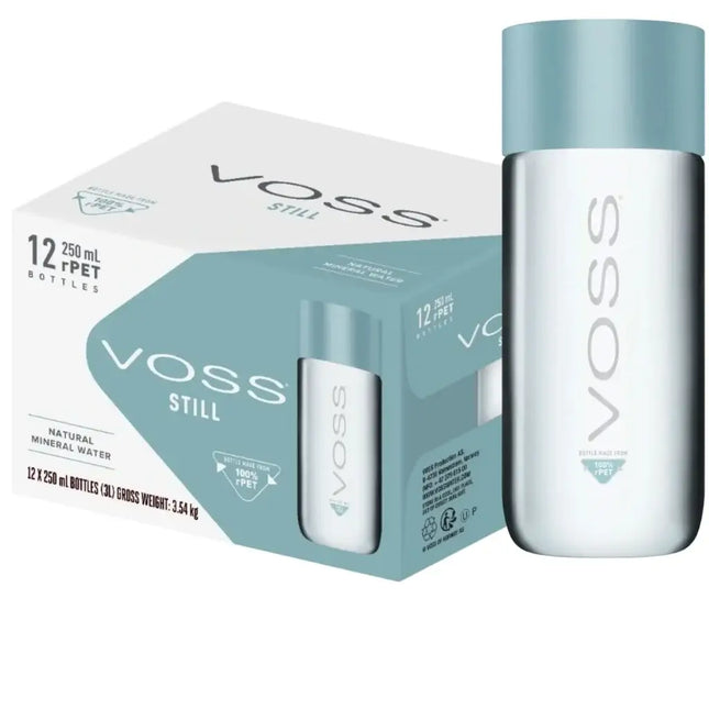Voss Still Water Plastic Bottles - (12x250ml)
