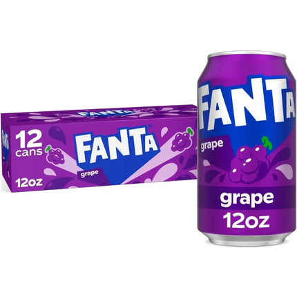 Fanta Grape Soft Drink Cans - (12x355ml)