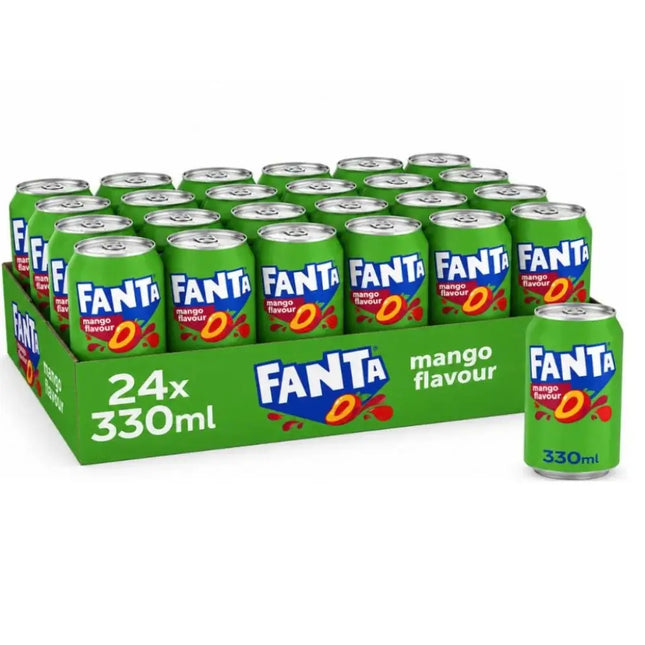 Fanta Mango Soft Drink Cans - (24x330ml)