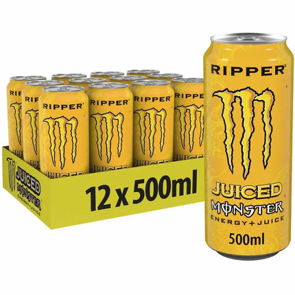 Monster Ripper Energy Drink Cans - (12x500ml)