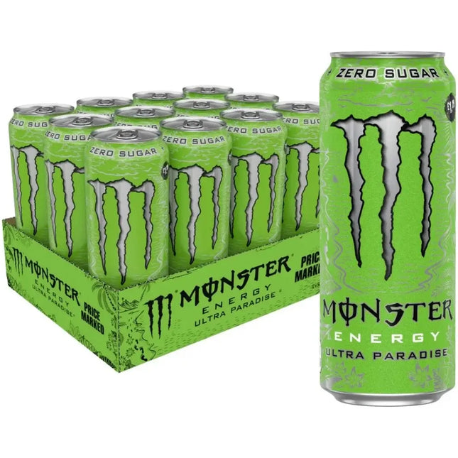 Monster Ultra Paradise Zero Sugar Energy Drink Cans - (12x500ml)
