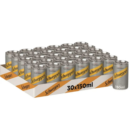 Schweppes GingerAle Carbonated Soft Drink Cans - (30x150ml)
